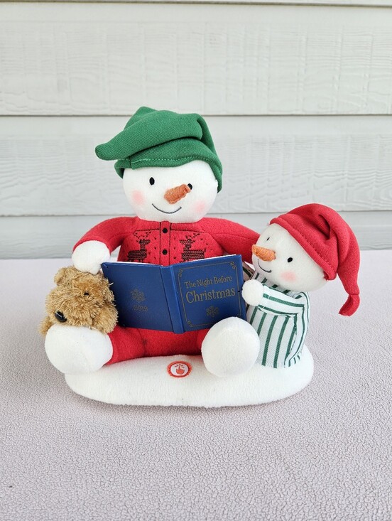 Hallmark Other - Hallmark Jingle Pals 2019 Singing Animated Snowman Night Before Christmas Plush